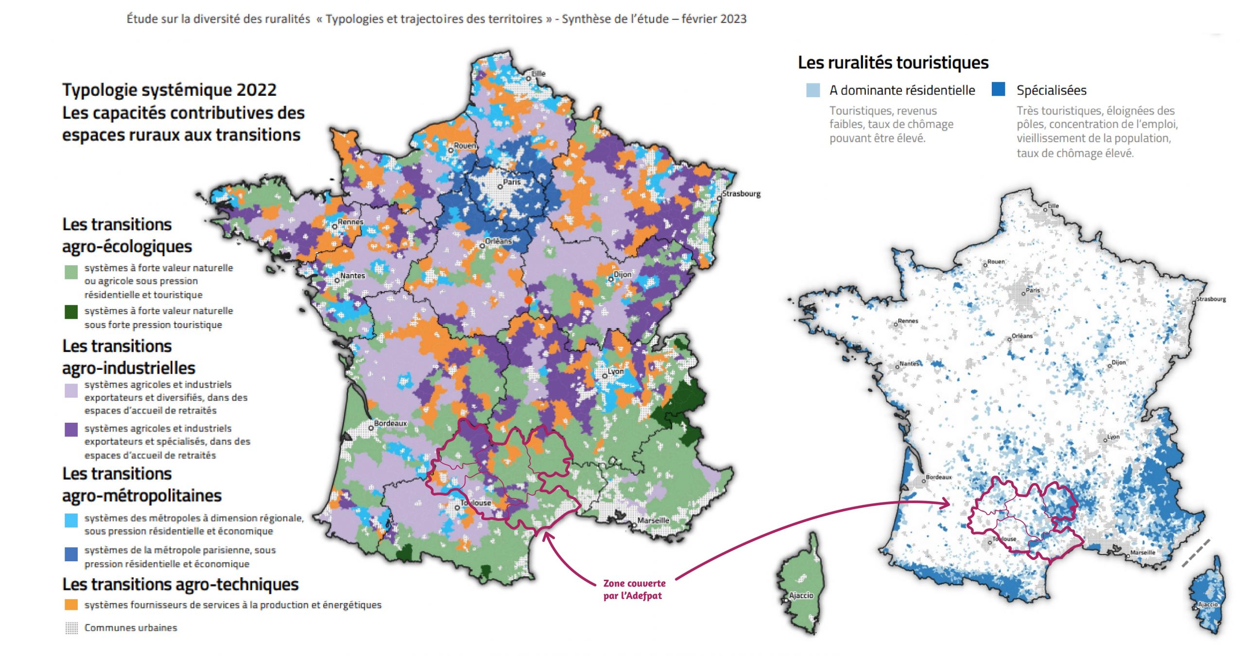 Quelles typologies de territoires ruraux sur la zone Adefpat ? L'ANCT ...